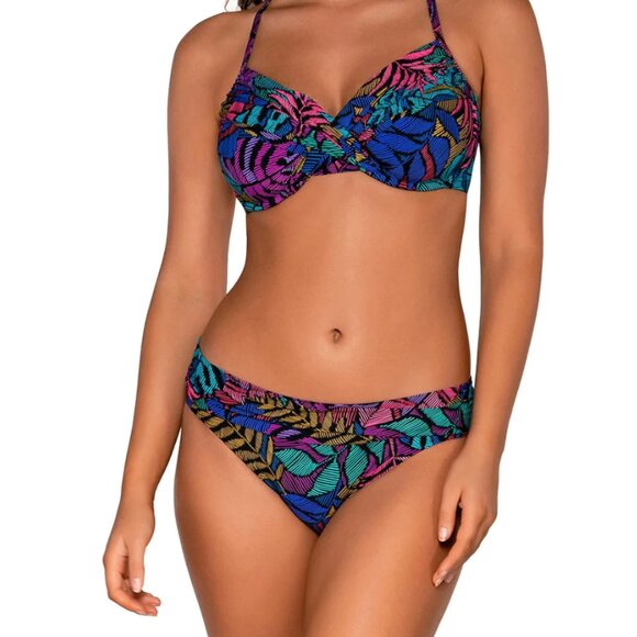 Sunsets Panama Palms Unforgettable Bikini Top 40DD - Picture 1 of 8
